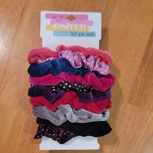 Kids Hair Scrunchies Set - Multicolor